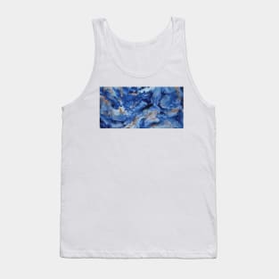 Wonderous Sea Mixed Media Painting Tank Top